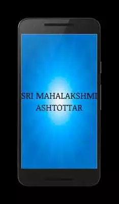 Play Sri MahaLakshmi Ashtakam
