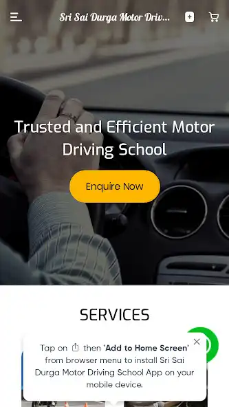 Play Sri Sai Durga Motor Driving Sc as an online game Sri Sai Durga Motor Driving Sc with UptoPlay