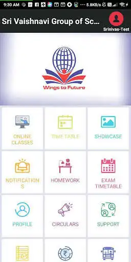 Play Sri Vaishnavi Group of Schools - Parent App as an online game Sri Vaishnavi Group of Schools - Parent App with UptoPlay