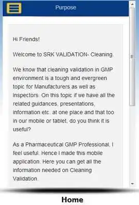 Play SRK Cleaning Validation