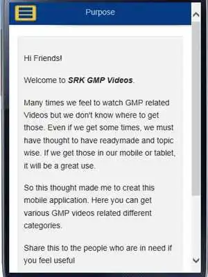 Play SRK GMP Videos