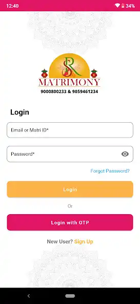 Play SR Matrimony as an online game SR Matrimony with UptoPlay