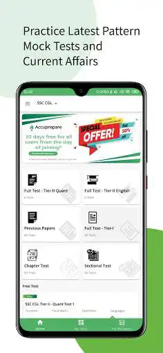 Play SSC CGL Exam: Mock Tests App as an online game SSC CGL Exam: Mock Tests App with UptoPlay