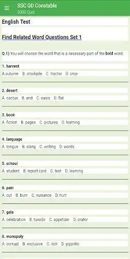 Play SSC GD Constable 5000 Quiz as an online game SSC GD Constable 5000 Quiz with UptoPlay