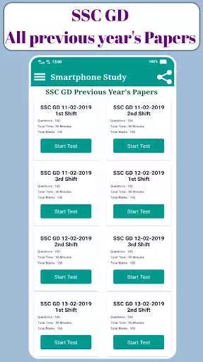 Play SSC GD Previous Years Paper as an online game SSC GD Previous Years Paper with UptoPlay