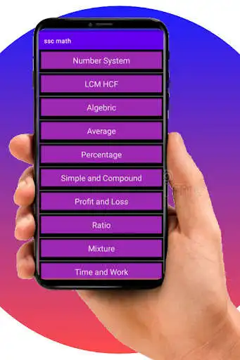 Play SSC Math - CGL, CHSL, MTS  and enjoy SSC Math - CGL, CHSL, MTS with UptoPlay