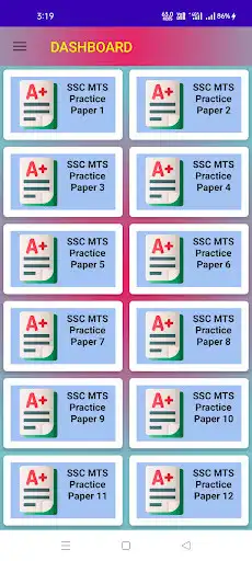 Play SSC MTS Practice Paper (Hindi) as an online game SSC MTS Practice Paper (Hindi) with UptoPlay