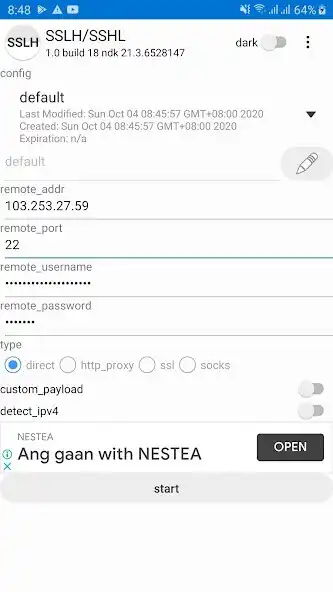 Play SSHL/SSLH Tunnel  and enjoy SSHL/SSLH Tunnel with UptoPlay