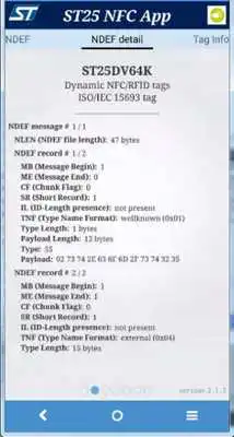 Play ST25 NFC App