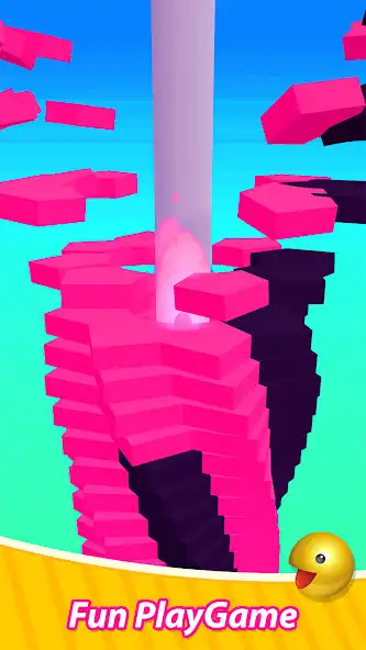 Play Stack Ball 3D Crash Platforms as an online game Stack Ball 3D Crash Platforms with UptoPlay