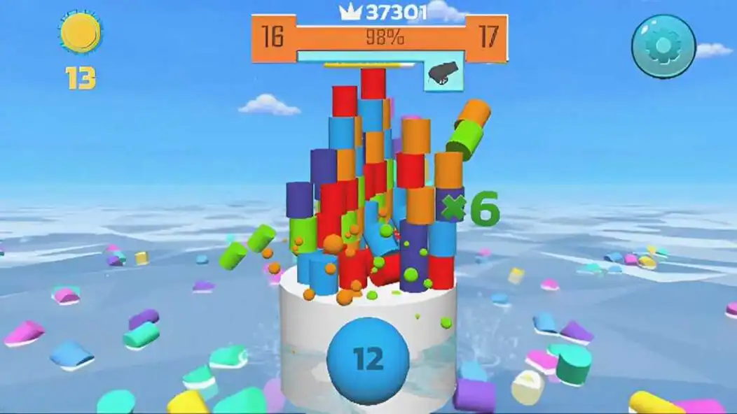 Play Stack Ball 3D: Tower Crash  and enjoy Stack Ball 3D: Tower Crash with UptoPlay