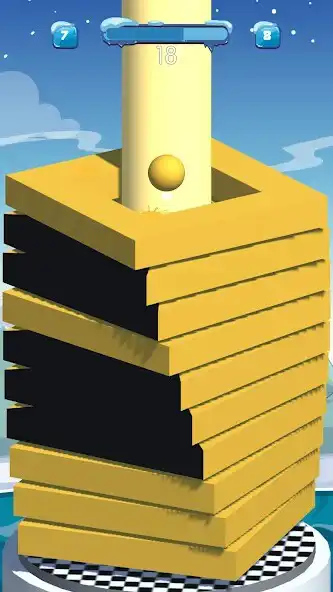 Play Stack Ball Mania 3D as an online game Stack Ball Mania 3D with UptoPlay