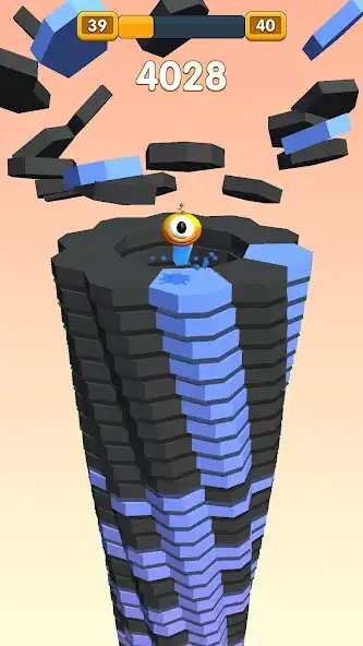 Play Stack Ball Mania - Helix Crash as an online game Stack Ball Mania - Helix Crash with UptoPlay