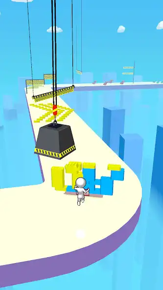 Play Stack Block Run as an online game Stack Block Run with UptoPlay