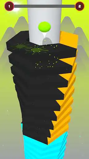 Play Stack Breaker 3D : Twist Helix as an online game Stack Breaker 3D : Twist Helix with UptoPlay