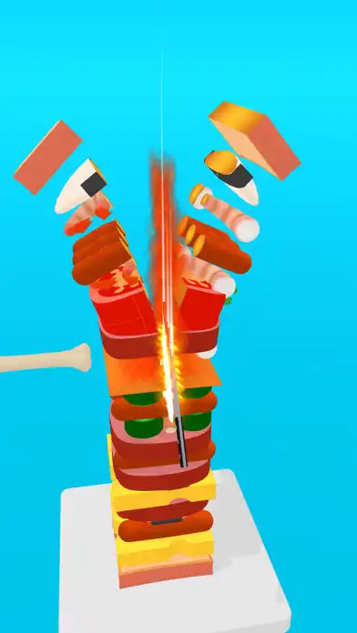 Play Stack Cut as an online game Stack Cut with UptoPlay