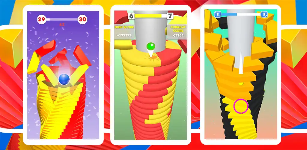 Play Stack Fall 3D - Helix Blast  and enjoy Stack Fall 3D - Helix Blast with UptoPlay