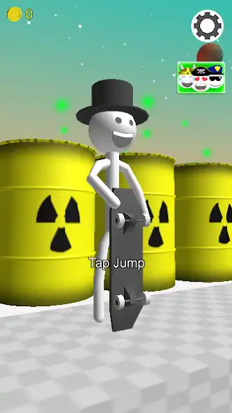 Play Stacking Stickman Color - Stack And Jump as an online game Stacking Stickman Color - Stack And Jump with UptoPlay