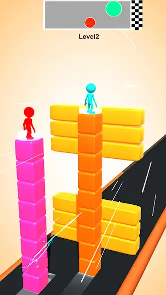Play Stack Race 3D as an online game Stack Race 3D with UptoPlay