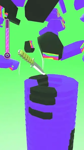 Play Stack Slicer as an online game Stack Slicer with UptoPlay