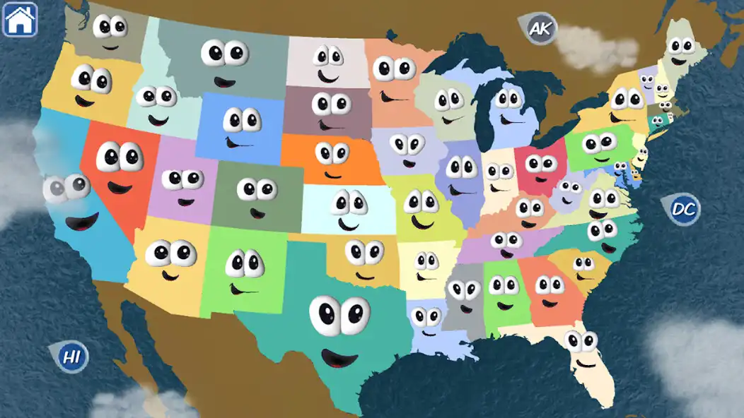 Play Stack the States® 2 as an online game Stack the States® 2 with UptoPlay