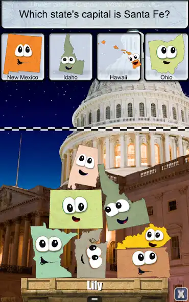 Play Stack the States®  and enjoy Stack the States® with UptoPlay