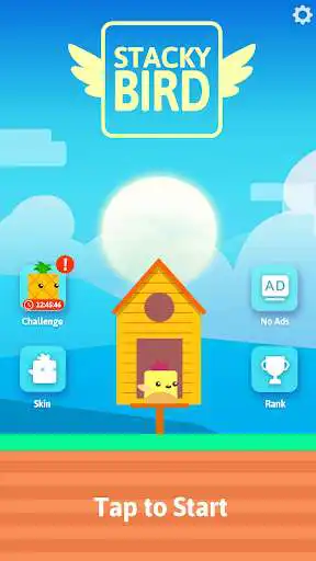 Играйте в Stacky Bird: Fun Egg Dash Game и наслаждайтесь Stacky Bird: Fun Egg Dash Game с UptoPlay