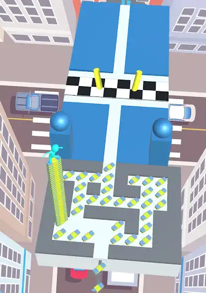 Play Stacky Dash 3D as an online game Stacky Dash 3D with UptoPlay