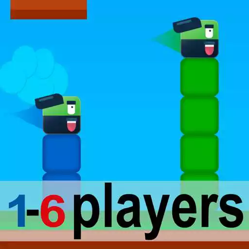 Play Stacky Square Bird 1 2 3 4 5 6 players APK