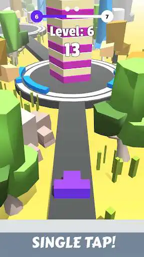 Play Stacky Tower Breaker: Fire Shooting Stack Ball 3D as an online game Stacky Tower Breaker: Fire Shooting Stack Ball 3D with UptoPlay