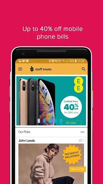 Play Staff Treats Discounts App as an online game Staff Treats Discounts App with UptoPlay