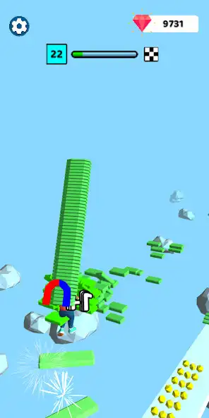 Play Stair Master 3D Runner as an online game Stair Master 3D Runner with UptoPlay