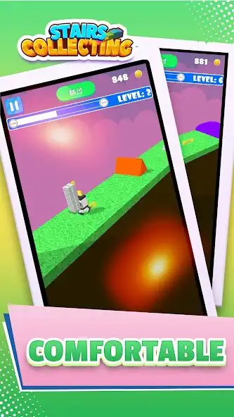 Play Stairs Collecting - Climber as an online game Stairs Collecting - Climber with UptoPlay
