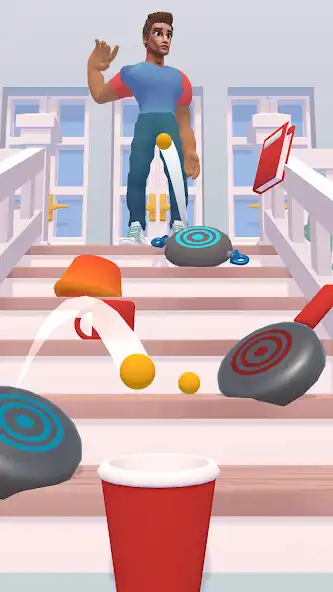 Play Stairs Trickshot as an online game Stairs Trickshot with UptoPlay
