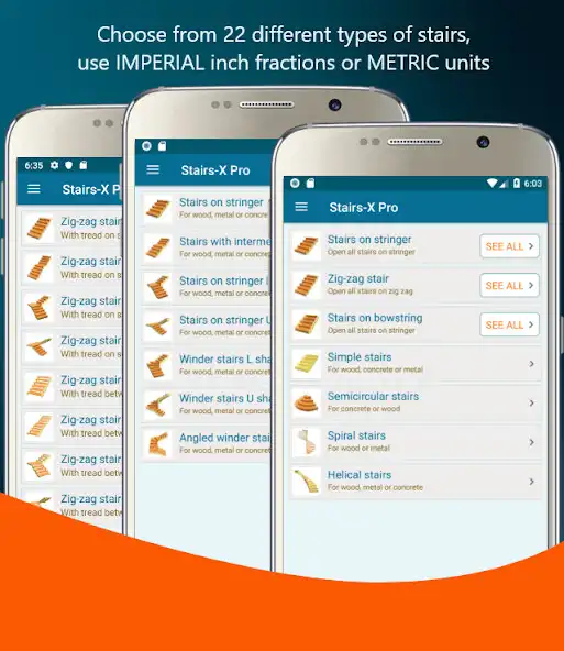 Play Stairs-X Pro Stairs Calculator  and enjoy Stairs-X Pro Stairs Calculator with UptoPlay