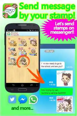 Play StampFriends -free cute stamps Play StampFriends -free cute stamps