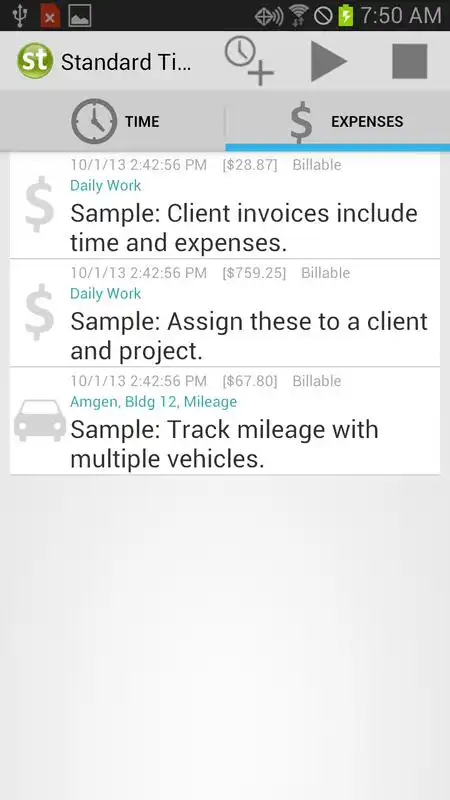 Play Standard Time Android Edition
