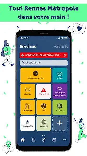 Play STAR : bus, métro à Rennes  and enjoy STAR : bus, métro à Rennes with UptoPlay