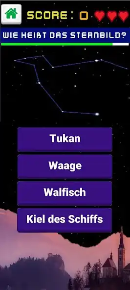 Play STAR Constellation Quiz as an online game STAR Constellation Quiz with UptoPlay
