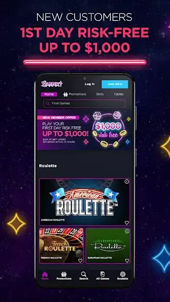 Play Stardust Casino - Real Money  and enjoy Stardust Casino - Real Money with UptoPlay