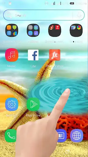 Play Star Fish Water Ripple LiveWallpaper  and enjoy Star Fish Water Ripple LiveWallpaper with UptoPlay