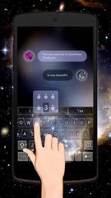 Play Star Galaxy Keybaord Theme