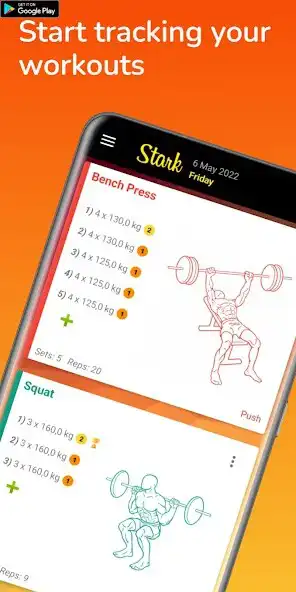 Play Stark - Workout Log  and enjoy Stark - Workout Log with UptoPlay