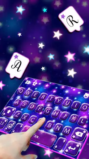 Play Star Light Keyboard Background as an online game Star Light Keyboard Background with UptoPlay