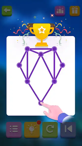 Play Star Lines:one stroke drawing  and enjoy Star Lines:one stroke drawing with UptoPlay