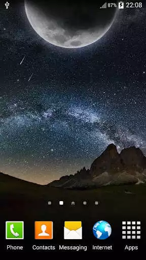 Play Star Night Live Wallpaper as an online game Star Night Live Wallpaper with UptoPlay