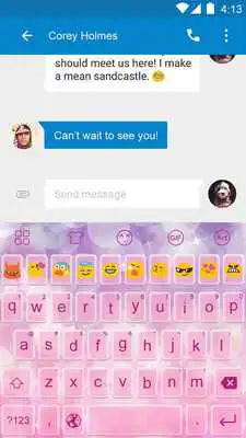Play Star Pink Dream-Emoji Keyboard