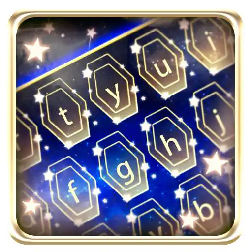 Run free android online Starry Night Star Keyboard APK
