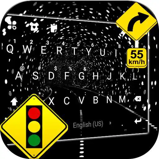Play Starry Tunnel Live Keyboard Background APK