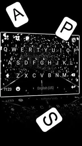 Play Starry Tunnel Live Keyboard Background as an online game Starry Tunnel Live Keyboard Background with UptoPlay